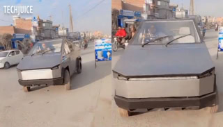 Pakistani Engineer Builds Viral Tesla Cybertruck Replica